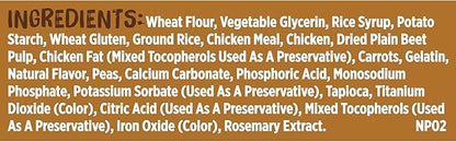 Nutrish Rachael Ray Soup Bones Dog Treats, Chicken & Veggies Flavor, 6 Bones (Pack of 2)