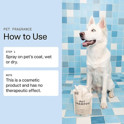 DedCool Pet Shampoo Refill | 01 Taunt Scent | Hypoallergenic, Tear-Free Dog & Cat Wash for Sensitive Skin, Dryness & Itch Relief | Vegan, Non-Toxic, Deodorizing Cleanser | 45oz