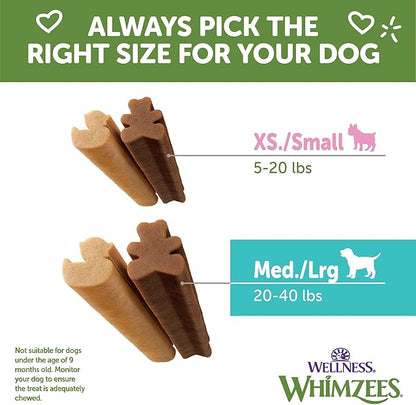 WHIMZEES Wellness Puppy Dog Dental Treats, Medium & Large Size Stick, (14 Count)