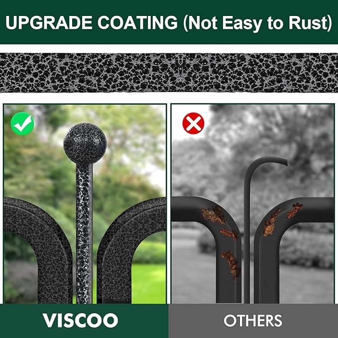 VISCOO Dog Playpen Outdoor, 16 Panels 32" H Dog Pen Indoor, Metal Dog Fence Outdoor, Pet Fence for Large/Medium/Small Dogs, Indoor Puppy PlayPen, Dog Fence Exercise Pen for RV,Camping,Yard