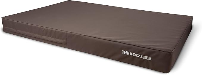 The Dog’s Bed Orthopedic Memory Foam Dog Bed, XXXL 6Inch Brown with Brown Piping, Pain Relief for Arthritis, Hip & Elbow Dysplasia, Waterproof Washable Cover, Veterinary Approved