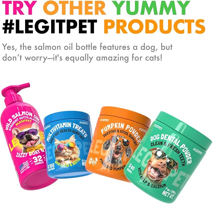 LEGITPET Anal Gland Relief Chews for Dogs Fiber & Digestive Support Supplement Soft Treats for Healthy Bowel & Gland Function Helps Reduce Scooting Promotes Dog Health & Comfort 120 pcs