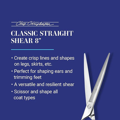 Chris Christensen Classic Series Grooming Shears, Full Set of Shears With Case, Groom Like a Professional, Any Skill Level, Made From 440C Japanese Steel