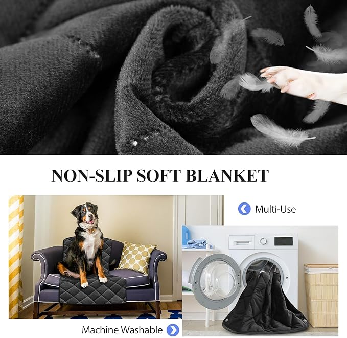 ROUWINNE Back Seat Extender for Dogs Truck-with Soft Blanket, Dog Pet Seat Cover Back Seat Hard Bottom Holds 400lbs, Backseat Dog Hammock for Crew Cab Trucks F150, RAM1500, Sierra, Tundra, Silverado