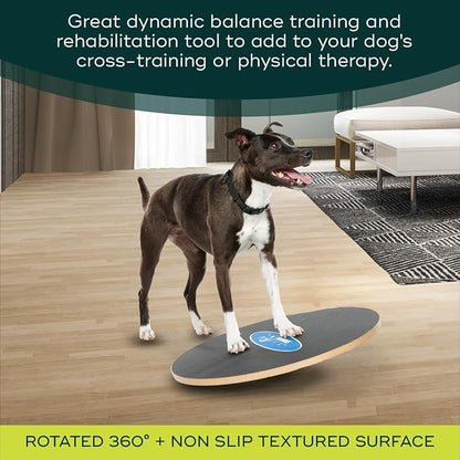 FitPaws Wobble Board - Dog Balance Training Equipment for Core Strength & Stability Canine Fitness & Rehabilitation Tool