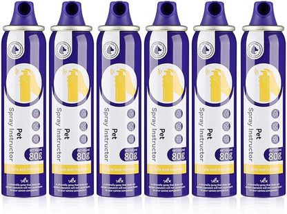 KDSZJDV Corrector Spray Dog Trainer 6 Pack 80ml Dog Corrector Spray to Dogs from Stopping Unwanted Behaviors Pet Trainer Spray, Barking, Jumping, Stealing Food, Safe, Humane & Effective