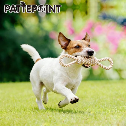 PATTEPOINT Dog Rope Toy for Small Dog 5pcs, Natural Chew Toys for Puppy, Medium & Small Dogs, Tug of War Rope for Puppies Clean & Relieve Teething
