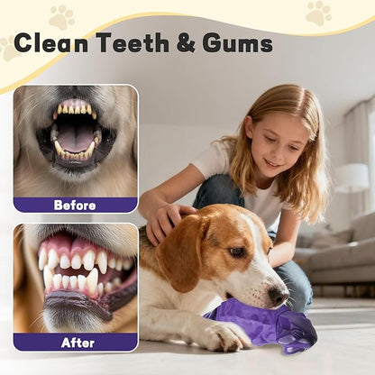 ZeLing HTL Dog Chew Toys for Aggressive Chewers, Indestructible Lizard Shape Tough Dog Toy with Natural Scents, Durable Chew Bones to Keep Large Dogs Busy, for Super Chewers 20-80Lbs - Peanuts