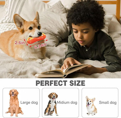 LiuMelinda Dog Chew Toys for Aggressive-Chewers - Indestructible Dog Toy for Aggressive Chewer，Tough Chew Toys for Dogs （Rubber）