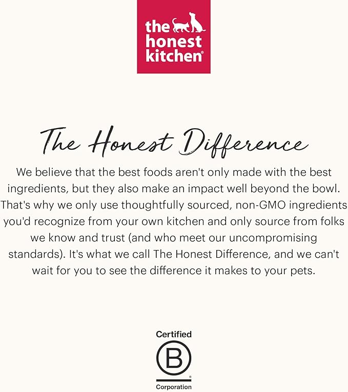 The Honest Kitchen Human Grade Wholemade™ Dehydrated Whole Grain Dog Food - Complete & Balanced Meal or Topper - Chicken 7 lb Box