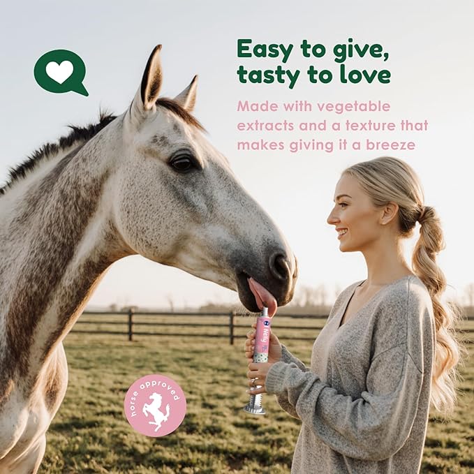 Horse Pre & Probiotic Paste (30 Pack, 80cc Each), Horse Paste Pre and Probiotics +Vitamins & Minerals- 4 Strains and 8 Billion CFU per Serving- Immune and Gastro Health Support for Equines