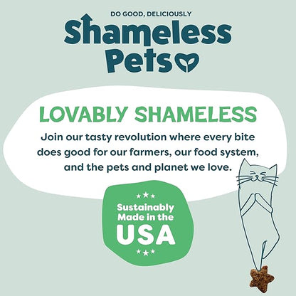 Shameless Pets Crunchy Cat Treats - Kitty Treats for Cats with Digestive Support, Natural Ingredients for Kittens, Healthy Flavored Feline Snacks - Variety Pack, 3-Pk