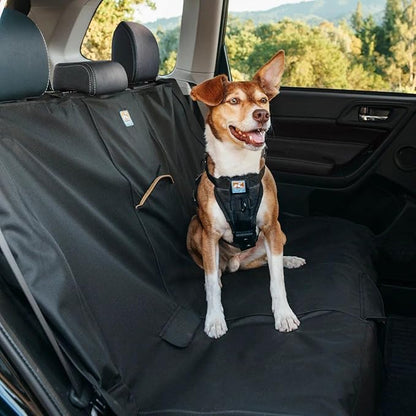 Kurgo Rover Bench Dog Seat Cover, Car Bench Seat Covers for Pets, Dog Back Seat Cover Protector, Water Resistant, Contains Seat Anchors, Scratch Proof, 55" Wide