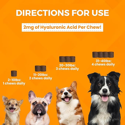 Progility Mini Hip & Joint Supplement for Small to Medium Dogs – Daily Mobility & Joint Support with Glucosamine, Chondroitin & MSM, Soft Chews (60 Count)