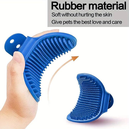 Self Cleaning Slicker Brush, Dog Cat Bunny Pet Grooming Shedding Brush, Easy to Remove Loose Undercoat, Pet Massaging Tool Suitable for Pets with Long or Short Hair (Blue)