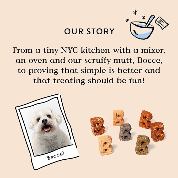 Bocce's Bakery Oven Baked Duck Recipe Treats for Dogs, Wheat-Free Everyday Dog Treats, Made with Real Ingredients, Baked in The USA, All-Natural Soft & Chewy Cookies, Duck, 6 oz