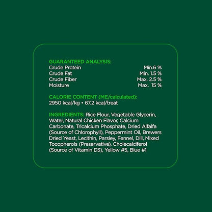 Minties Dental Chews for Dogs, 40 Count, Vet-Recommended Mint-Flavored Dental Dog Treats for Medium Dogs, Bones Clean Teeth, Fight Bad Breath, and Removes Plaque and Tartar