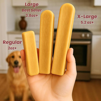 Majestic Pet Himalayan All-Natural Yak Style Cheese Dog Chews Made w/ 100% Cows Milk- Long Lasting Dental Chew for Dogs - Healthy Pet Treats w/Beneficial Ingredients (Variety Pack, Large, 5 Pack)