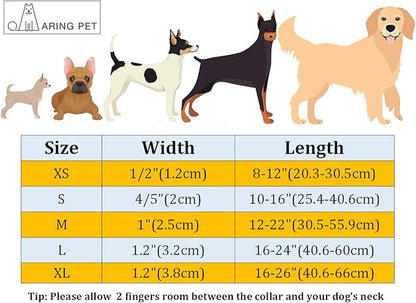 ARING PET Bowtie Dog Collar Adjustable Collars with Bow Tie for Dogs Small Medium Large