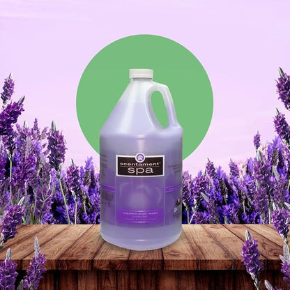 Best Shot Scentament Spa Calming Conditioner, Skin Care Product for Any Dog and Cat, Hypoallergenic Puppy Supplies, Lavender Aloe, 1 Gallon