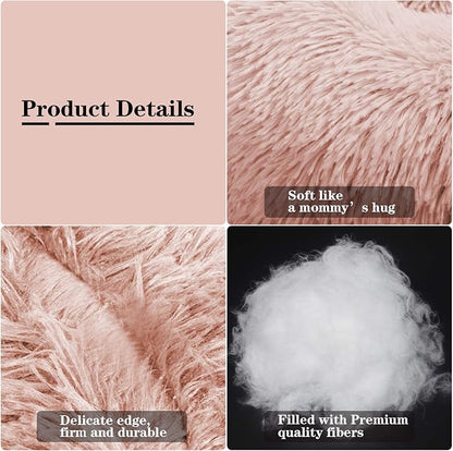 MFOX Calming Dog Bed (S/M/L/XL) for Medium and Large Dogs Comfortable Pet Bed Faux Fur Donut Cuddler Up to 15/30/50/90lbs