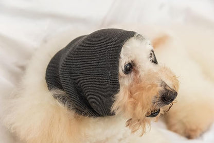 FDANDADE Dog Hematoma Ear Wrap,Pet Ear Head Wrap Anxiety Relief – Noise Canceling for Fireworks, Thunderstorms, Pet Grooming & Force Drying(Grey M).