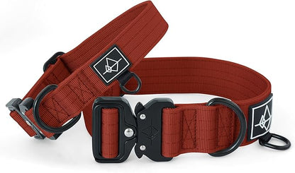 Made to ROAM Premium Dog Collar - Adjustable Heavy Duty Nylon Collar with Quick-Release Metal Buckle (Texas Flair, Classic Size 5)