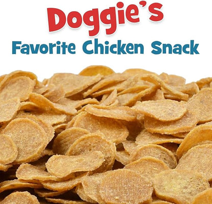 Chip's Naturals Doggie Chicken Chips Small 4 oz All Natural High Protein Low Calorie Healthy Dog Treats, Grain Free Gluten Free USDA Inspected & Approved Chicken Treat for Dogs, Pet Supplies