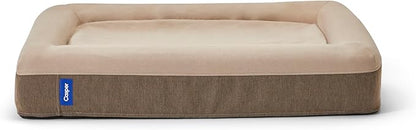 Casper Dog Bed, Plush Memory Foam, Small, Sand