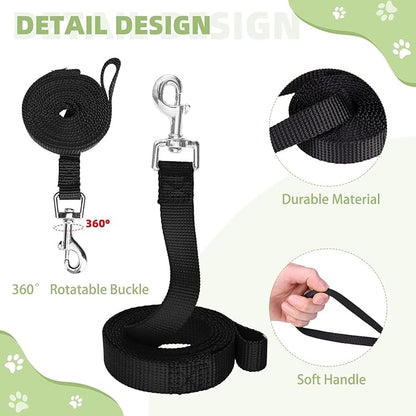 KOOLTAIL Small Dog Harness & Leash Set, Soft Mesh Padded Adjustable Reflective Plaid Harness, Green S