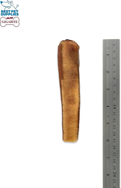 GigaBite Single Ingredient All Natural Free Range Bully Treats and Chews - Bully Sticks/Bladder Sticks/Beef Esophagus by Best Pet Supplies - Bully Sticks (Monstrous 6"), Pack of 8