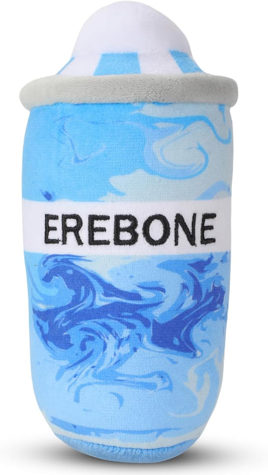 Chomp Haus Erebone – Luxurious Plush Dog Toy with Squeaker, Premium Fabric, Embroidered Details, Designer-Inspired Chew Toy, Fun Gift for Small to Medium Dogs & Dog Lovers