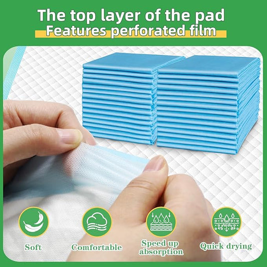 DEEP DEAR Dog Pads Extra Large 30"x36", 30-Count XXL Puppy Pads, Super Absorbent Pee Pads for Dogs, Disposable Bed Pads for Doggies, Puppies, Thicker X-Large Incontinence Pads for Dogs, Cats, Rabbits