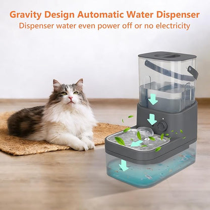 GOYJOY Smart Pet Water Fountain,Filterless Cat Water Fountain No Filter,3L/102oz Ultra Silent Cat Fountain, Separation Design