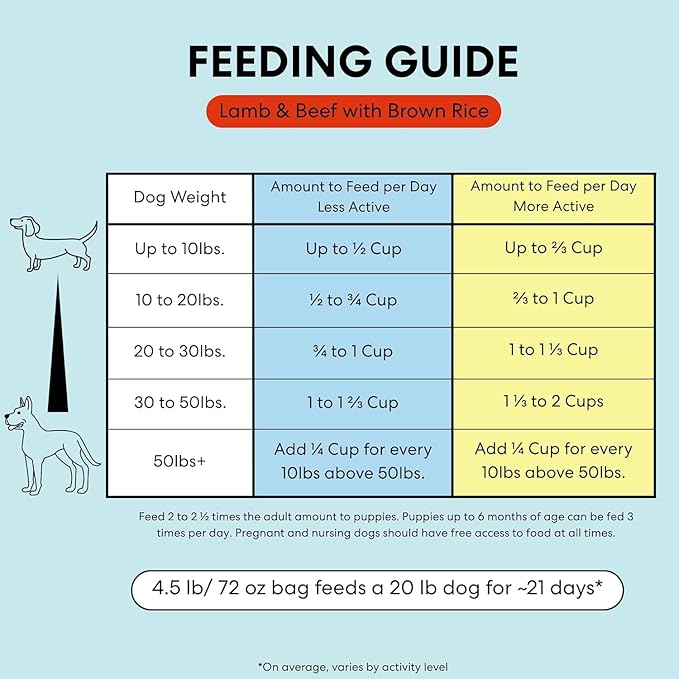 The Pets Table Lamb & Beef with Brown Rice Air Dried Dog Food, 1lb / 16 oz Bag