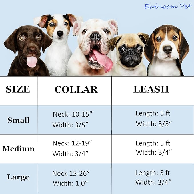 Soft Corduroy Dog Collar and Leash Set Adjustable Durable Dog Collars with Metal Buckle and Lead for Large Dogs,Lilac