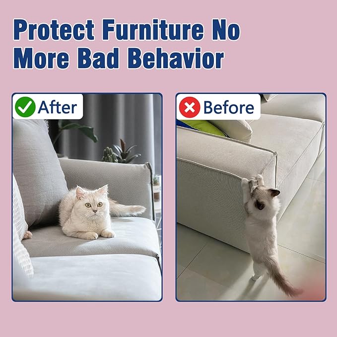 Dawvohk Bitter Apple Cat Repellent Spray - Natural Anti-Scratch Spray for Furniture Protection: Sofas, Carpets, Curtains — Indoor and Outdoor Cat Behavior Training, 4.06 oz(120ml)/1PC