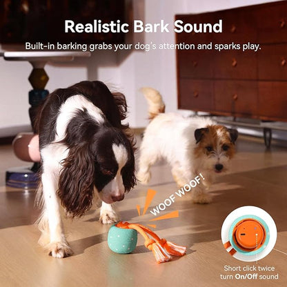 Hoochii Smart Interactive Dog Toy, Wicked Ball Rolly, Automatic Moving, Bouncing, Rotating, E-TPU Material, Active Rolling Interactive Dog Ball for Medium and Large Dogs