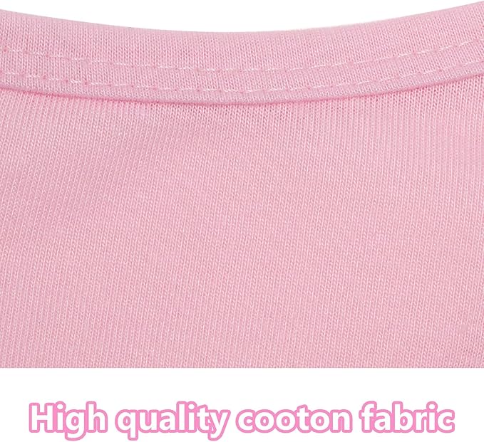 4 Pcs Cat Shirts Solid Color Dog Clothes Summer Sleeveless Pet T Shirts for Small Pet Dogs Cat (Black,Pink,Grey,Rose red, Medium)