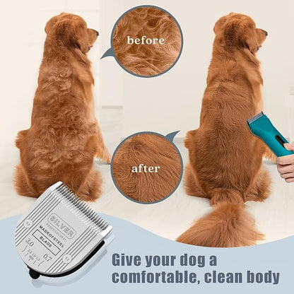 3PCS 5 in 1 Replacement Blades Compatible with Wahl Bravura Clipper Chromado，Creativa，Figura Dog Clippers for Dogs Grooming (5in1/3Pack)