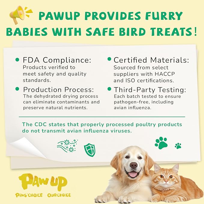 PAWUP Duck Dog Chews, Donut Rawhide Treat, Long Lasting Rawhide Ring, Natural w/Taurine, 12.5oz