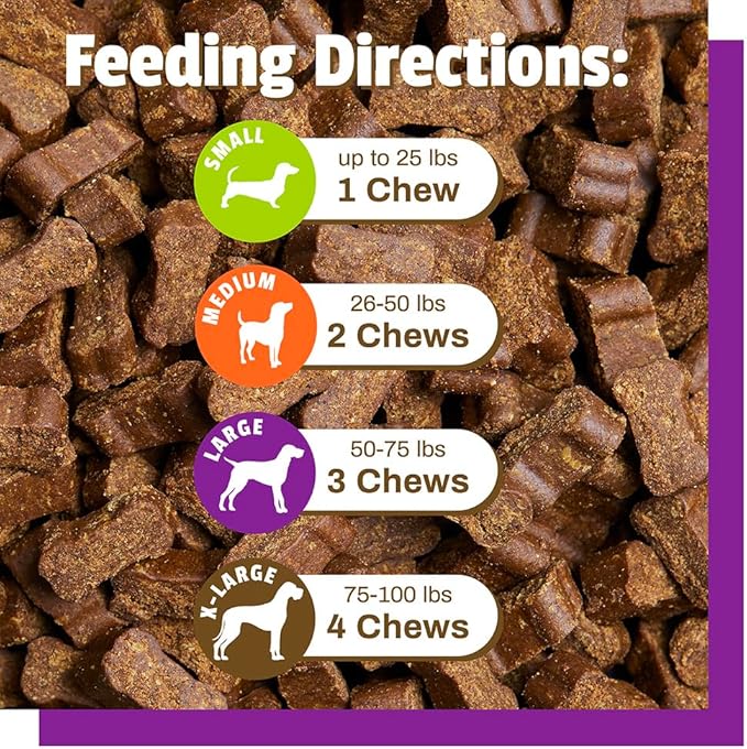 Pet Naturals Daily Probiotic Soft Chews for Dogs, Digestive and Immune Support Supplement, 1 Billion CFU Per Chew, Duck, 60 Count