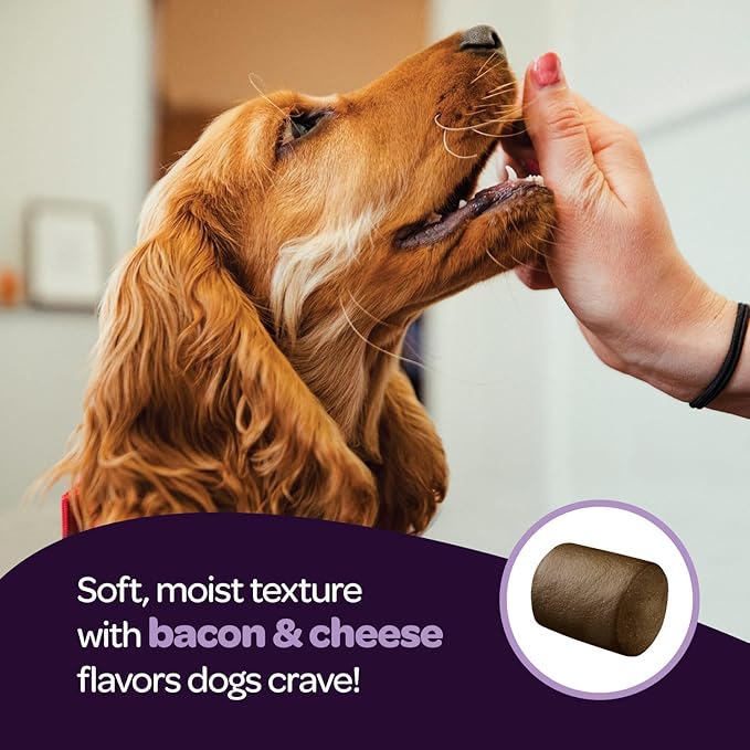 Calming Chews for Dogs | Herbal Dog Calming Chews for Anxiety from Normal and Occasional Stressors Including Separation Storms Grooming & Travel | NASC Certified & Made in The USA | 90 Count