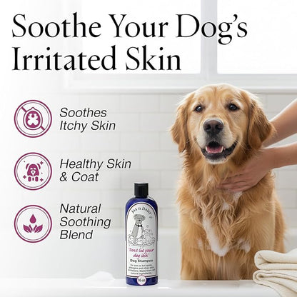 Jax n Daisy Dog Shampoo - Gentle and Effective Allergy and Sensitive Skin Shampoo for Dogs - Eliminates Odors, Fleas, and Soothes Itchy Skin - Perfect for Puppies