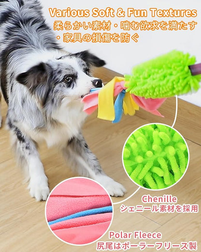 SCHITEC Dog Tug Toy, Bungee Tug of War Rope Toys with Squeaky Sound for Small Medium Large Dogs, Puppy Training Pull Toy for Exercise & Interactive Play Games