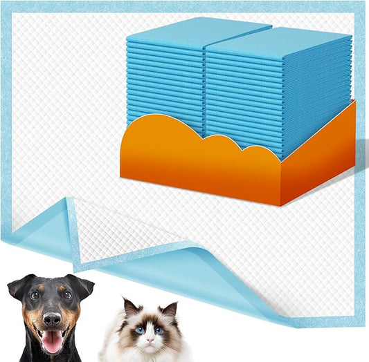 VJJ Dog Pee Pads Extra Large 30x36in 50 Counts, XXL Puppy Pads, Large Pee Pads for Dogs, Disposable Urine Dog Pads Doggie Pads, Thicken Pet Pads for Dogs Cats Rabbits