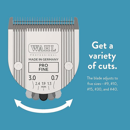WAHL Professional Animal 5-in-1 Adjustable Blade Arco, Bravura, Chromado, Creativa, Figura, and Motion Pet, Dog, and Horse Clippers - Fine (2179-301)