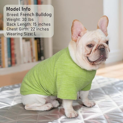 KYEESE 3Pack Small Dog Sweater, Soft Puppy Sweatshirt Stretchy Pullover Dog Sweater for Small Dogs Girl Boy, Fleece Lightweight Cat Shirt Pet Clothes with Sleeves, S