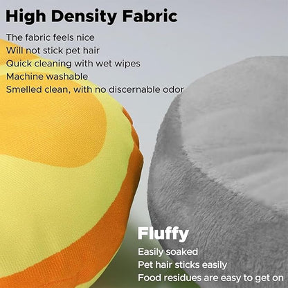 Jevnd Cat Cone Collar Soft Kitten Donut, Cat Cones to Stop Licking After Surgery and Scratching, Waterproof Elizabethan e Collar for Cats After Neuter, Adjustable Comfy Neck Cone Pillow for Kitty