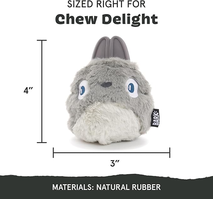 Barkbox Super Chewer Tough Dog Chew Toys for Aggressive Chewers, Plush 2 Toys in 1 (Hare Raiser - Large)